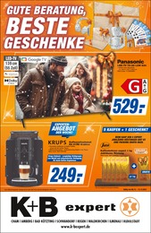 Elektromarkt Prospekt von K+B expert Wernberg-Köblitz K+B expert Prospekt: "Top Angebote", 16 Seiten, 06.12.2023 - 12.12.2023