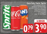 Coca-Cola, Fanta, Sprite Angebote von Coca-Cola bei EDEKA Essen für 0,79 €