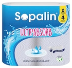 Essuie-tout Ultr'Absorb Blanc x2 - SOPALIN dans le catalogue Intermarché Super