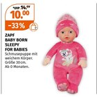 BABY BORN SLEEPY FOR BABIES von ZAPF im aktuellen Müller Prospekt für 10,00 €