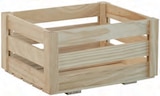 Caisse en bois à lattes - Mr.Bricolage à Aix-en-Provence Caisse en bois à lattes en promo chez Mr.Bricolage Aix-en-Provence à 6,95 €
