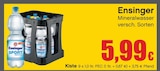 Mineralwasser im Angebot bei RAN in Ulm Mineralwasser Angebote von Ensinger bei RAN Ulm für 5,99 €