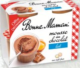 Mousse au chocolat lait - BONNE MAMAN dans le catalogue Intermarché Super