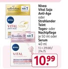 Aktuelles Vital Soja Anti-Age oder Strahlender Teint Tages- oder Nachtpflege oder Serum Angebot bei Rossmann in Dresden ab 10,99 €