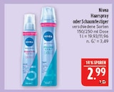 Haarspray Diamond Volume im Angebot bei Marktkauf in Erlangen Haarspray Diamond Volume Angebote von Nivea bei Marktkauf Erlangen für 2,99 €