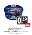 Hieber - Rahmjoghurt Angebot im Prospekt Rahmjoghurt bei Hieber im Prospekt "" für 0,49 €