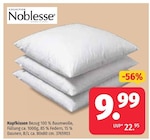 Kopfkissen im Angebot bei Segmüller in Kempten Kopfkissen Angebote von Noblesse bei Segmüller Kempten für 9,99 €
