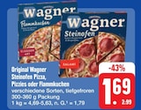 Original Wagner Steinofen Pizza, Pizzies oder Flammkuchen bei E center im Prospekt "" für 1,69 €