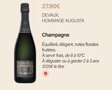Champagne - DEVAUX - Monoprix Levallois Rouquier à Levallois-Perret Champagne - DEVAUX en promo chez Monoprix Levallois Rouquier Levallois-Perret à 27,90 €