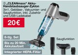 Akku-Handstaubsauger-Zyklon von CLEANmaxx für 20,00 € bei Woolworth im Angebot Akku-Handstaubsauger-Zyklon von CLEANmaxx im aktuellen Woolworth Prospekt