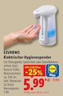 Elektrischer Hygienespender von Livarno im aktuellen Lidl Prospekt für 5,99 €