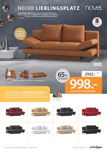 Couch im Zurbrüggen Prospekt "Schlafsofa Spezial" mit 8 Seiten (Bottrop)