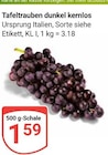 Tafeltrauben dunkel kernlos im Angebot bei GLOBUS in Koblenz Tafeltrauben dunkel kernlos Angebote bei GLOBUS Koblenz für 1,59 €
