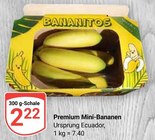 Aktuelles Premium Mini-Bananen Angebot bei GLOBUS in Mannheim ab 2,22 €