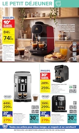 Promos Cafetière dans le catalogue "PARTAGEONS LE GOÛT DU MIEUX MANGER" de Carrefour Cafetière en promo dans le catalogue Carrefour à la page 18