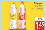 Schweppes Angebot im E center Prospekt Schweppes im E center Prospekt zum Preis von 1,45 €