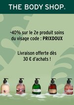 Catalogue The Body Shop "Livraison offerte dès 30€ d'achats !", 3 pages, à Thiais, 08/04/2020 - 31/05/2020 Prospectus The Body Shop "Livraison offerte dès 30€ d'achats !", 3 pages, à Thiais, 08/04/2020 - 31/05/2020