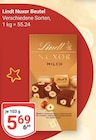 Nuxor Beutel Angebote von Lindt bei GLOBUS Neuwied für 5,69 €