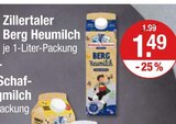 Berg Heumilch von Zillertaler im aktuellen V-Markt Prospekt für 1,49 €
