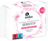 Pflegende Reinigungstücher sensitiv von Today im aktuellen REWE Prospekt für 0,75 €
