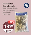 Aktuelles Freshwater Garnelen roh Angebot bei V-Markt in Augsburg ab 13,99 €