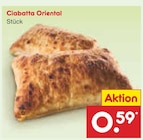 Ciabatta Oriental für 0,59 € bei Netto Marken-Discount im Angebot Ciabatta Oriental im aktuellen Netto Marken-Discount Prospekt