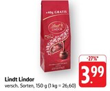 Lindor Milch Angebote von Lindt bei E center Albstadt für 3,99 €