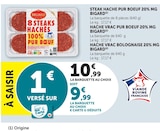 Steak haché pur boeuf 20% MG - BIGARD - Super U à Vitry-sur-Seine Steak haché pur boeuf 20% MG - BIGARD en promo chez Super U Vitry-sur-Seine à 9,99 €