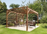 Pergola bois pool house 3 x 4 m - Brico Dépôt à Roanne Pergola bois pool house 3 x 4 m en promo chez Brico Dépôt Roanne à 359,00 €