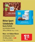 Ritter Sport Schokolade im Angebot bei famila Nordost in Langenhagen Ritter Sport Schokolade Angebote bei famila Nordost Langenhagen für 1,11 €
