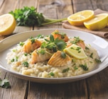 Promo Risotto aux deux saumons ou aux crevettes à 5,99 € dans le catalogue Bi1 à Dun-sur-Auron