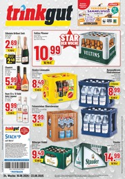 Trinkgut Prospekt für Herne mit 6 Seiten Trinkgut Prospekt für Herne: "Aktuelle Angebote", 6 Seiten, 18.08.2025 - 23.08.2025