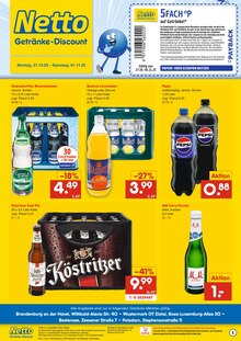 Bier im aktuellen Netto Marken-Discount Prospekt (Falkensee) Bier im Netto Marken-Discount Prospekt "DER ORT, AN DEM DU IMMER AUSGEZEICHNETE PREISE FINDEST." mit 2 Seiten (Falkensee)