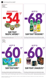 Prospectus Intermarché de la semaine "2 + 1 OFFERT" avec 2 pages, valide du 23/07/2024 au 04/08/2024 pour Fougères et alentours