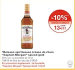 Boisson spiritueuse à base de rhum spiced gold - Captain Morgan en promo chez Monoprix Vitry-sur-Seine à 13,41 €