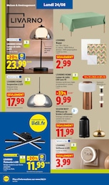 Prix et réduction Décoration Table dans le prospectus Lidl en cours Offre Décoration Table dans le catalogue Lidl du moment à la page 50