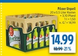 Pilsner Urquell bei diska im Tanna Prospekt für 14,99 €