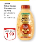 Wahre Schätze Shampoo Angebote von Garnier bei GLOBUS Kaiserslautern für 1,99 €