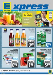 E xpress Discounter Prospekt der aktuellen Woche mit 4 Seiten, gültig von 21.09.2026 bis 26.09.2026, in Feldkirchen und Umgebung Aktueller E xpress Discounter Prospekt in Feldkirchen und Umgebung, "Wir lieben Lebensmittel." mit 4 Seiten, 21.09.2026 - 26.09.2026