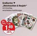 Grußkarten Weihnachten & Neujahr im aktuellen V-Markt Prospekt
