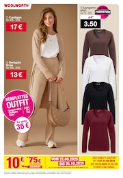 Damen strickjacke Angebot im aktuellen Woolworth Prospekt auf Seite 4