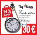Wanduhr mit Tau im Angebot bei Kaufhaus Stolz in Rostock Wanduhr mit Tau Angebote von Tony Brown by STOLZ bei Kaufhaus Stolz Rostock für 30,00 €