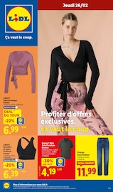 Promotion Sous-Vêtements Femme dans le prospectus Lidl, valable du 26/02/2026 au 04/03/2026 Promo Sous-Vêtements Femme dans le catalogue Lidl du moment à la page 1