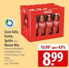 Coca-Cola, Fanta, Sprite oder Mezzo Mix bei famila Nordost im Oldenburg Prospekt für 8,99 €