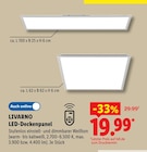 LED-Deckenpanel von LIVARNO für 19,99 € bei Lidl im Angebot LED-Deckenpanel von LIVARNO im aktuellen Lidl Prospekt