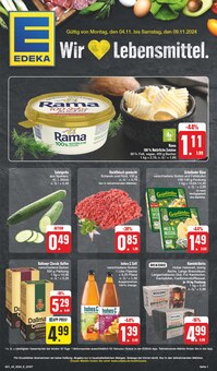 EDEKA Prospekt "Wir lieben Lebensmittel!" mit  Seiten (Lützen)