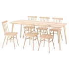 Tisch und 6 Stühle Esche/Birkenfurnier im Angebot bei IKEA in Buchholz Tisch und 6 Stühle Esche/Birkenfurnier Angebote von LISABO / HÖGVED bei IKEA Buchholz für 738,94 €