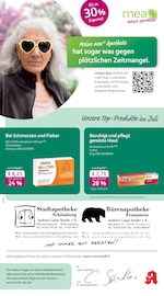 Aktueller mea - meine apotheke Apotheke Prospekt in Geislingen und Umgebung, "Unsere Juli-Angebote" mit 4 Seiten, 01.07.2025 - 31.07.2025