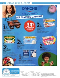 Offre Activia dans le catalogue E.Leclerc du moment à la page 22