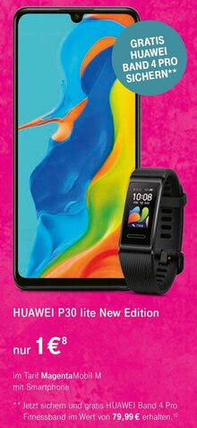 Telekom Shop Schimmelshütte - Smartphone P30 lite Smartphone P30 lite Angebot bei Telekom Shop Schimmelshütte im Prospekt "ENDLICH WLAN IN ALLEN ECKEN"